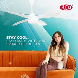 Aco 1200 mm Smart BLDC Ceiling Fan, AP-1200