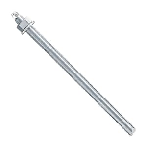 Hilti M20 x 260 mm HAS-U Anchor Rod With Nut & Washer - Galvanised Steel, Grade 5.8 (Pack Of 10 Pcs), 2223876
