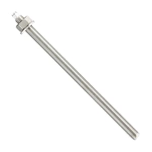 Hilti M16 x 300 mm HAS-U Anchor Rod With Nut & Washer - A4 Stainless Steel 316 (Pack Of 10 Pcs), 2223922