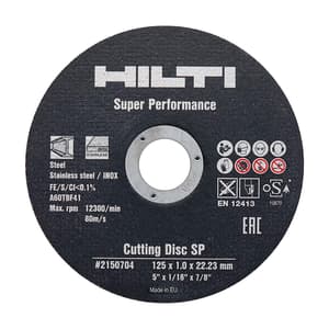Hilti 100 x 3 x 16 mm AC-D SP Metal Cutting Disc For Universal Use (Pack Of 25 Pcs), 2119983