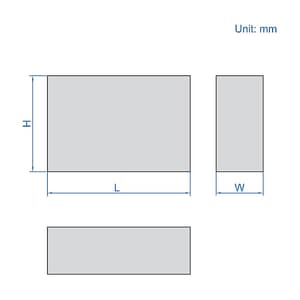 Insize 75 x 50 x 25 mm Parallel Set, 6531-251