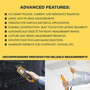 Fluke -30 ~ 99.9°C Temperature Humidity Meter (Internal + External Sensor), 972B