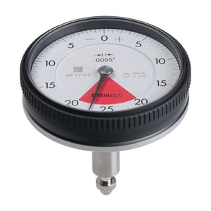 Mitutoyo 0 - 0.04 inch Back Plunger Type Dial Indicator, 2961A