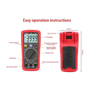 UNI-T 20000 Count Non-Contact Voltage Digital Multimeter, UT39E+