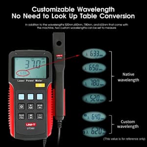 UNI-T 0µW ~ 39.99mW Laser Power Meter, UT385