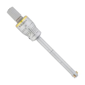 Mitutoyo 0.275 - 0.35 inch Holtest Internal Micrometer with TiN-coated Contact Points (3-Point), 368-261
