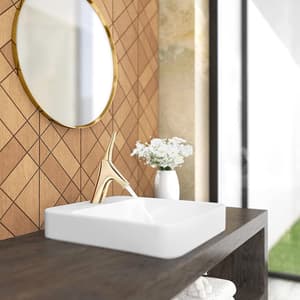 Kohler Vive Single Control Basin / Lavatory Faucet Without Drain In French Gold Finish, K-23966IN-4ND-AF