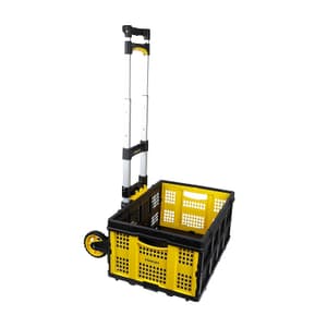 Stanley 70 Kg Load Capacity Folding Hand Truck with Utility Basket (Combipack), SXWT-FT509