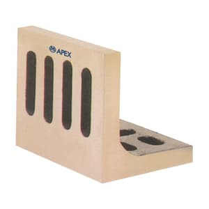 Apex 150 x 125 x 115 mm Open End Slotted Angle Plate (Machined), 754-4