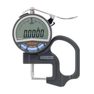 Mitutoyo 10 mm / 0.4 inch Absolute Digital Pipe Thickness Gauge, 547-361A