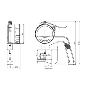 Mitutoyo 0 - 12 mm High Accuracy Absolute Digital Thickness Gauge, 547-401A