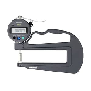 Mitutoyo 12 mm / 0.47 inch Absolute Deep-Throat Digital Thickness Gauge, 547-520S