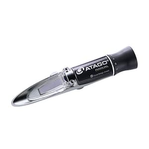 Atago 0.0 - 53.0% Brix Hand-held Refractometer with Manual Temperature Compensation, Master-53M