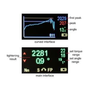 Insize 60 - 300 Nm Interchangeable Head Digital "Click" Torque Wrench (WIFI LAN), IST-35W300
