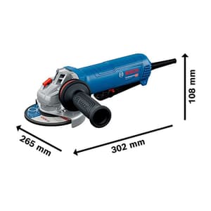 Bosch 125mm / 5 inch 1200W Professional Angle Grinder with Protective Guard, GWS 12-125 P