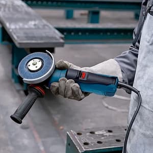 Bosch 125mm / 5 inch 1200W Professional Angle Grinder with Protective Guard, GWS 12-125 P