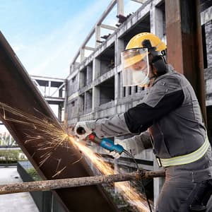 Bosch 125mm / 5 inch 2000W Professional Angle Grinder with Auxiliary Handle, GWS 20-125 SB