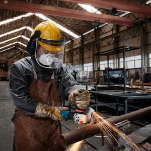 Bosch 125mm / 5 inch 2000W Professional Angle Grinder with Auxiliary Handle, GWS 20-125 SB