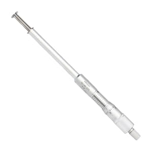 Mitutoyo 1 - 2 inch Non-rotating Spindle Type Groove Micrometer (Dia. 0.5 inch Flange), 146-233
