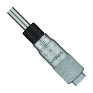 Mitutoyo 0 - 13 mm Standard-type Small Micrometer Head without Clamp Nut, 148-104-10