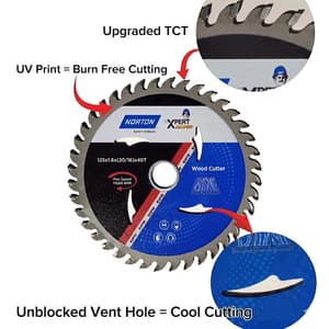 Norton 4 inch / 110 mm Xpert Rapid TCT Wood Cutter Blade (30 Teeth), CPX430