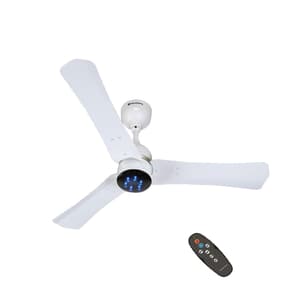 Atomberg Renesa+ 900 mm Energy Efficient Dust Resistant Ceiling Fan With BLDC Motor & Remote (Pearl White)
