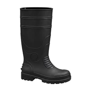 Mangla Goodyear 14 Inch Height Safety Gumboot with Steel Toe (Black)