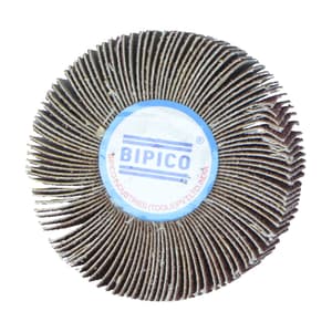 Bipico 25 mm x 25 mm / 80 Grit Mop Wheel (Flap Wheel On Shaft)