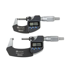 Mitutoyo 0 - 50 mm Digital Micrometer Set (Pack of 2 Pcs), 293-966-30