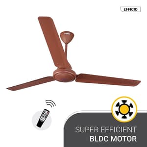 Atomberg Efficio 1400 mm Energy Efficient Ceiling Fan With BLDC Motor & Remote (Matt Brown)
