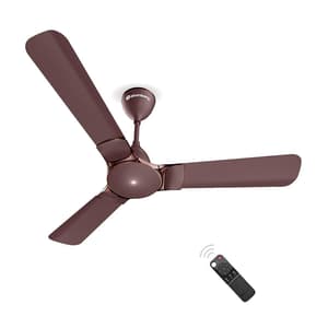 Atomberg Erica 1200 mm Smart Ceiling Fans With BLDC Motor & Remote (Brown)