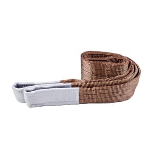 Power Bull 12 Mtr Polyester Brown Webbing Duplex Sling
