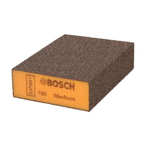Bosch 69 x 97 x 26 mm Foam Abrasives Expert S471 Standard Sanding Block (Medium Grit), 2 608 901 169