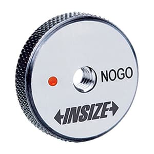 Insize 10-24 UNC American Standard Thread Ring Gauge (NoGo Series), 4121-101N