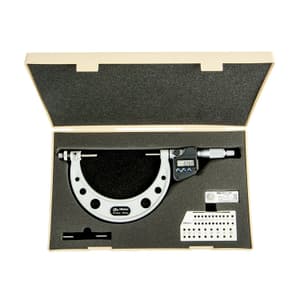 Mitutoyo 75 - 100 mm Digital Gear Tooth Micrometer (IP65), 324-254-30