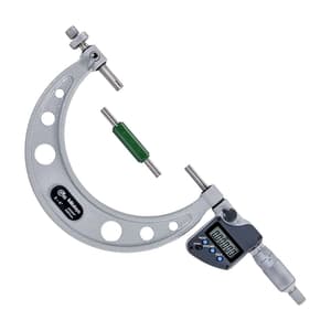 Mitutoyo 4 inch / 100 mm Digital Gear Tooth Micrometer (IP65), 324-354-30