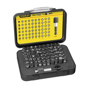 Stanley 61 Pcs Fatmax Screwdriving Bit Set with Bit Holder, 1-13-902