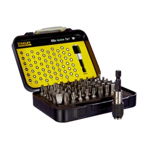 Stanley 61 Pcs Fatmax Screwdriving Bit Set with Bit Holder, 1-13-902