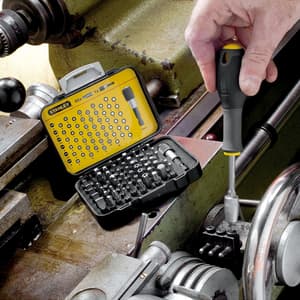 Stanley 61 Pcs Fatmax Screwdriving Bit Set with Bit Holder, 1-13-902