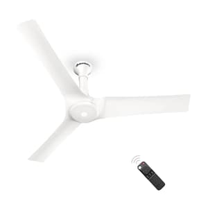 Atomberg Aris 1200 mm Noiseless Smart Ceiling Fan For Home With IoT & Remote Sleek Design High Air Delivery BLDC Fan (White)