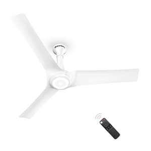 Atomberg Aris Starlight 1200 mm Noiseless Smart Ceiling Fan For Home With IoT & Remote Sleek Design High Air Delivery BLDC Fan (White)