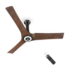 Atomberg Aris Starlight 1200 mm Noiseless Smart Ceiling Fan For Home With IoT & Remote Sleek Design High Air Delivery BLDC Fan (Dark Teakwood)