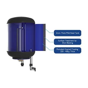 Venus Magma Plus 70 Ltr / 3 kW Horizontal Storage Water Heater (Geyser), 70 GH