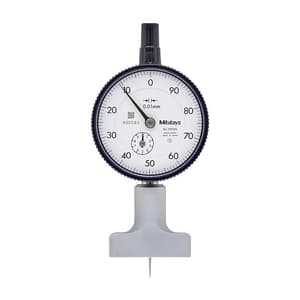 Mitutoyo 0 - 10 mm Dial Depth Gauge with Needle Contact Element, 7210A