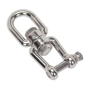 TB Basics 12 mm Stainless Steel Swivel Eye to Jaw