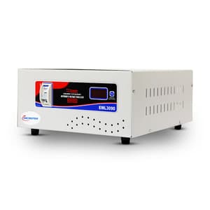Microtek EML 3090 90–300V / 3KVA Automatic Voltage Stabilizer for General Purpose, 899-140-3090