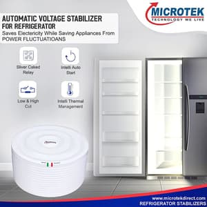 Microtek SMART EMR 2013 130-295V Automatic Voltage Stabilizer for Refrigerator upto 300 Liters, 899-251-2013
