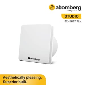 Atomberg Studio 150 mm Exhaust Fan with BLDC Motor (White)