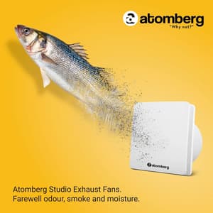 Atomberg Studio 150 mm Exhaust Fan with BLDC Motor (White)