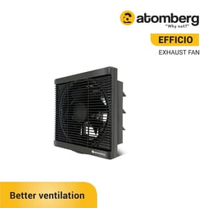 Atomberg Efficio 150 mm Energy Saving Exhaust Fan With BLDC Motor (Black)